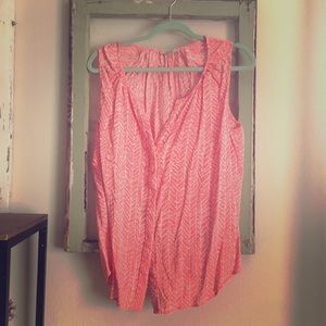 Women’s coral blouse